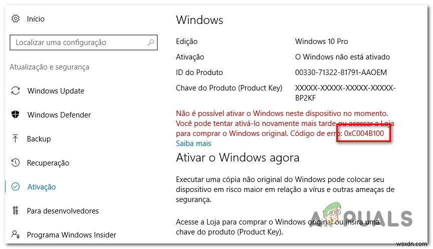 Windowsアクティベーションエラー0xC004B100の原因と解決方法