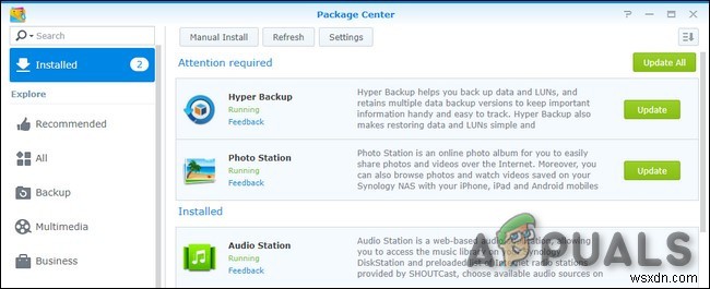 Synology NASのパッケージを手動・自動で更新する方法を徹底解説