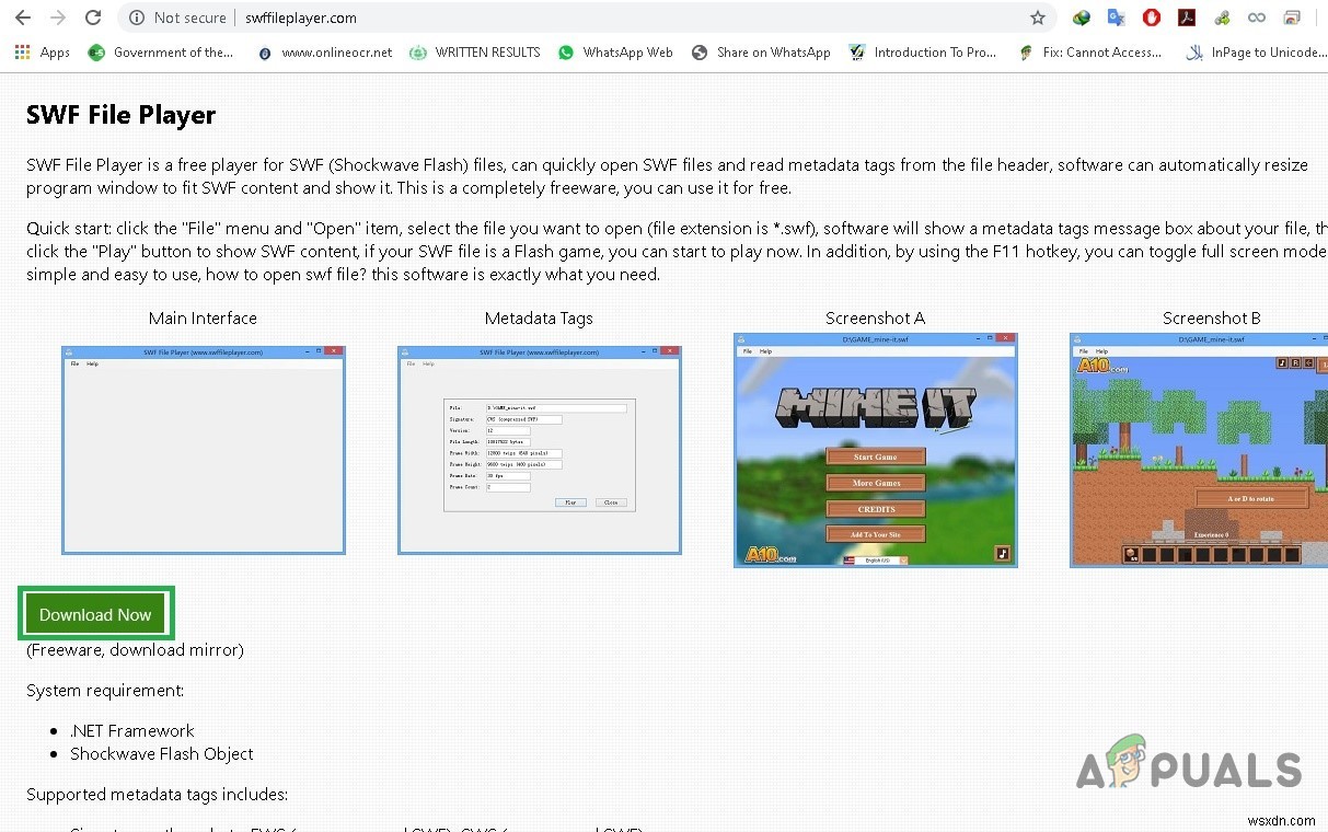 WebブラウザなしでAdobe Flash（SWF）ファイルを再生する7つの方法