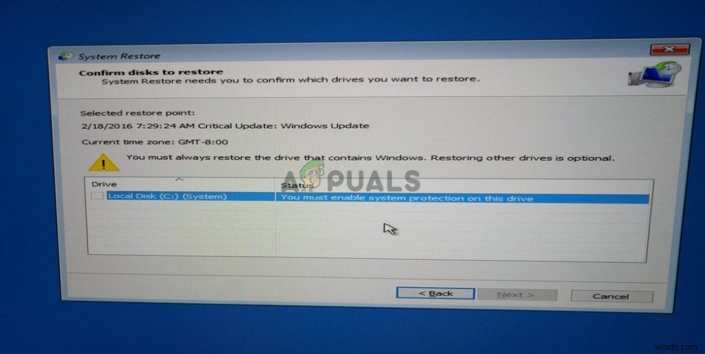 Windowsで「このドライブでシステム保護を有効にする必要があります」エラーが出たときの対処法