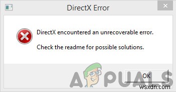 【Windows】「DirectXで回復不能なエラーが発生しました」の直し方と原因を徹底解説
