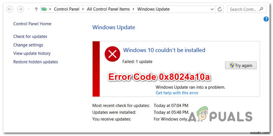 Windows Updateのエラーコード0x8024a10aが出たときの対処法を徹底解説