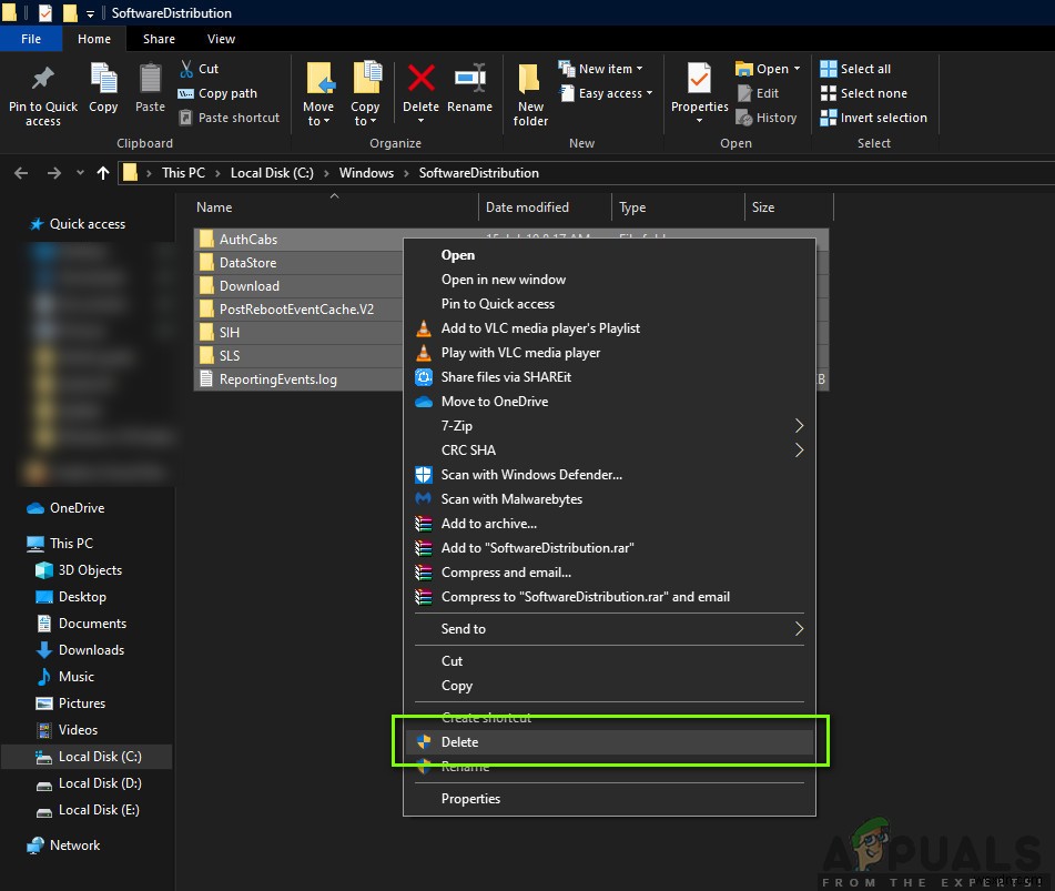 Windows 10 Feature Update 1903で発生するエラー0x80070005の修正方法