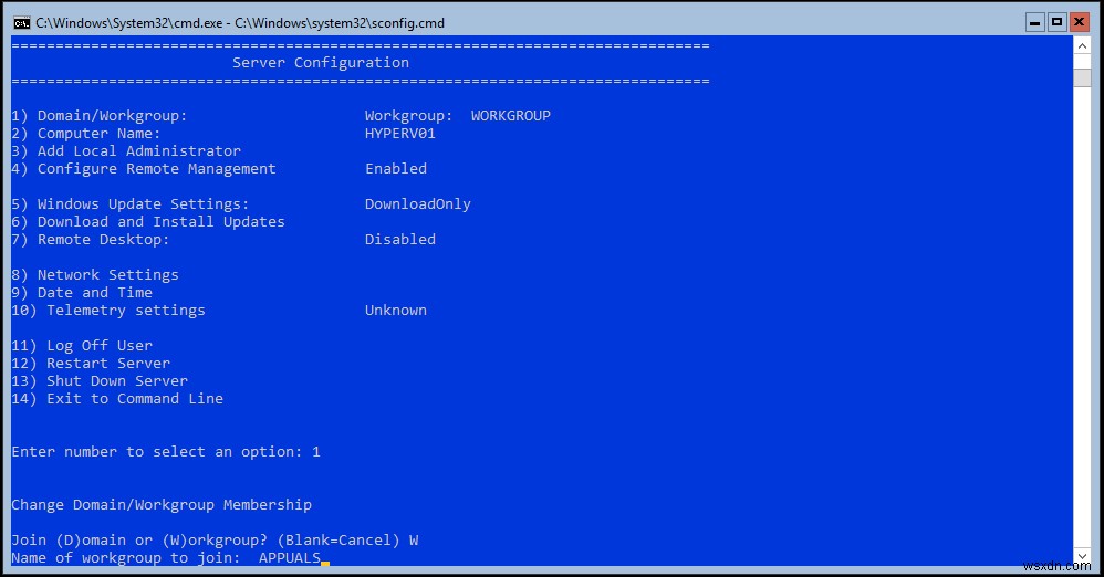 Hyper-V Server 2019の初期設定を徹底解説｜ワークグループ・リモート管理・ネットワーク構成まで