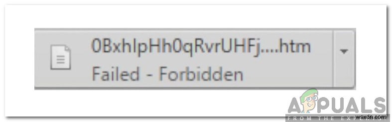 Googleドライブで「Failed – Forbidden」エラーが出てダウンロードできないときの原因と対処法
