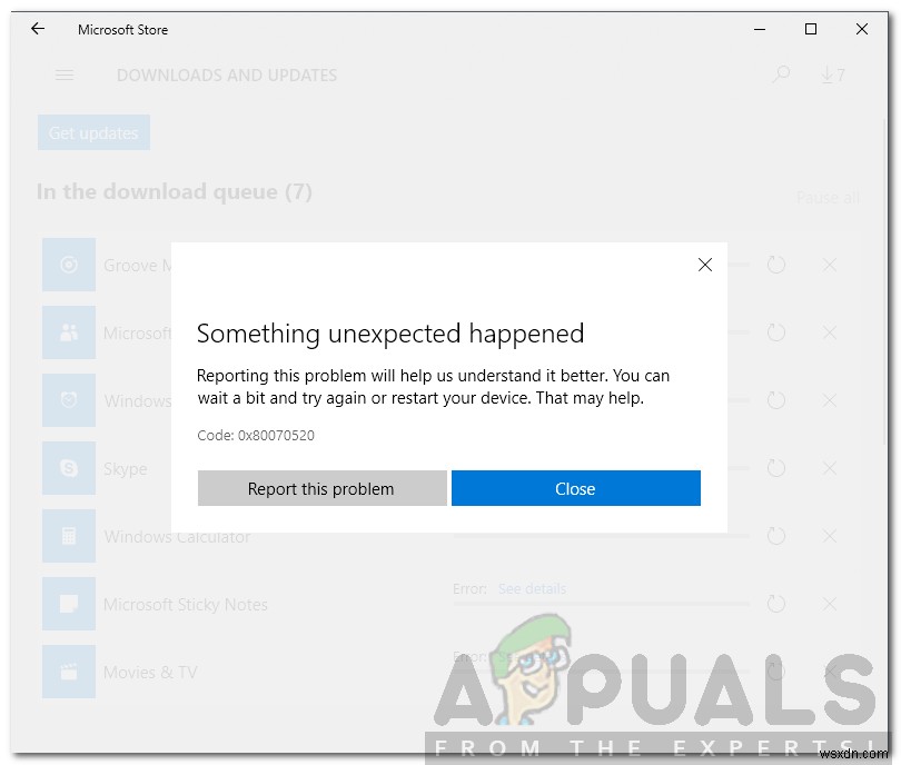 Microsoft Storeのエラーコード0x80070520の原因と解決方法を徹底解説