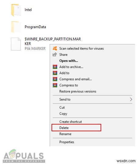 $WINRE_BACKUP_PARTITION.MARKERファイルとは？削除しても安全か徹底解説