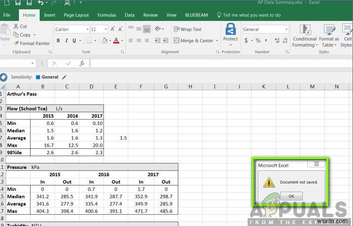 Excelで「ドキュメントを保存できません」エラーが出たときの対処法