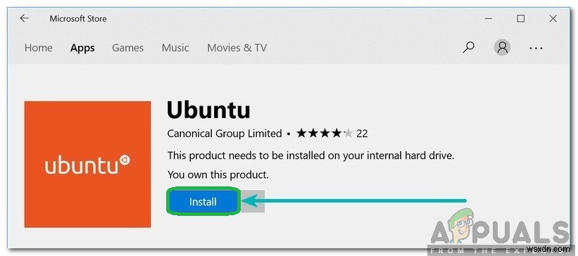 「Linux用Windowsサブシステムにディストリビューションがインストールされていません」エラーの解決方法