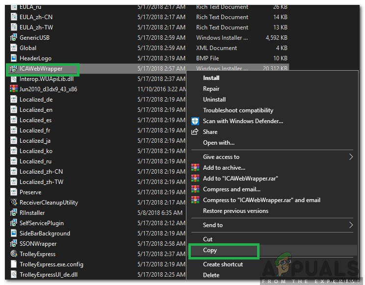 Webポータルからアプリ起動時に表示される「ICAWebWrapper.msiエラー」の原因と解決方法
