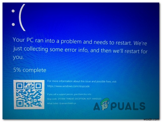 「Qcamain10x64.sys」によるBSOD(ブルースクリーン)エラーの原因と修正方法