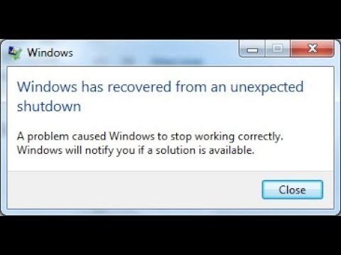 「Windowsが予期しないシャットダウンから回復しました」エラーの対処法を徹底解説