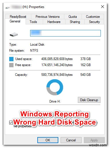 Windowsがハードディスクの空き容量を誤って表示する問題の原因と対処法