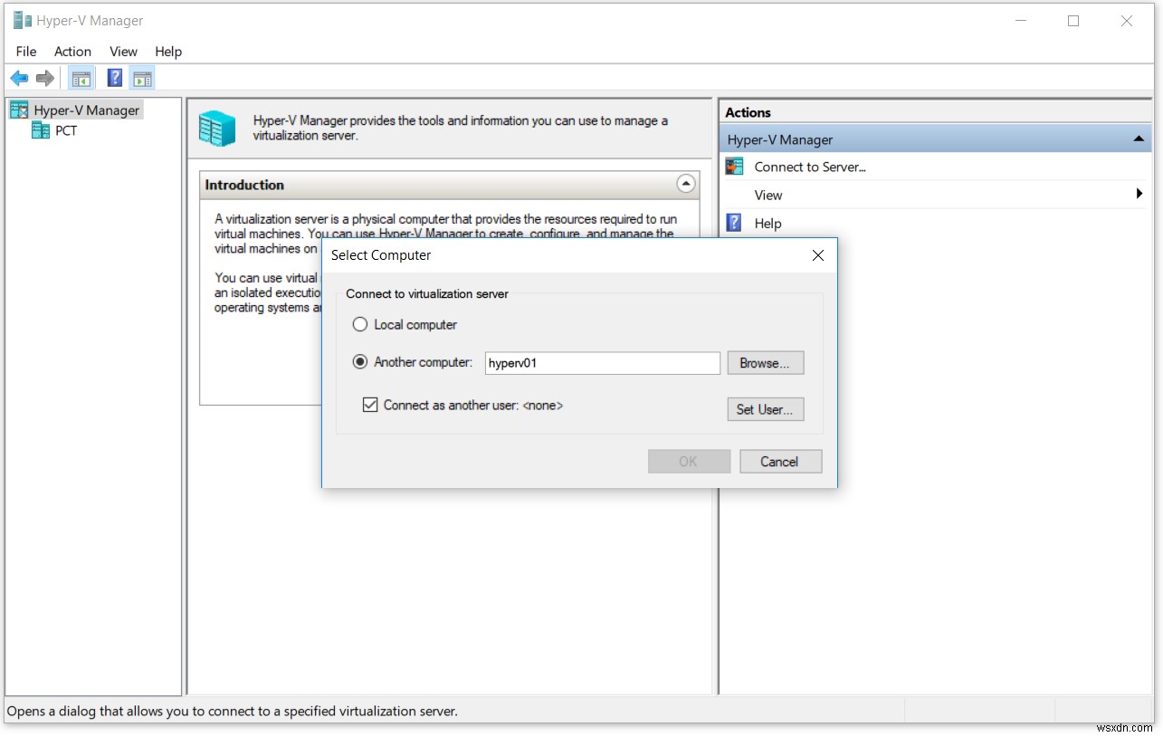リモートのHyper-V Server 2019に接続できない問題を解決する方法