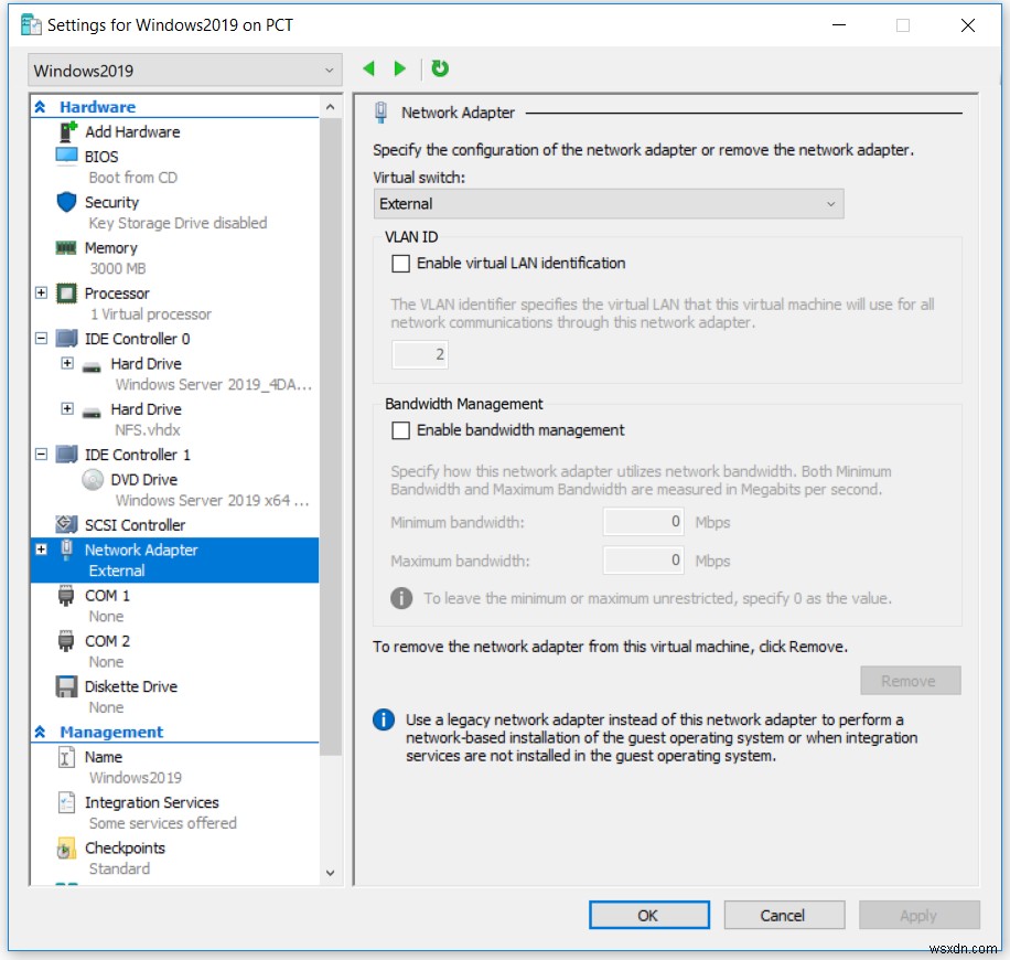 【解決策】Hyper-V 2019で仮想スイッチを作成できない（エラー0x80070002）