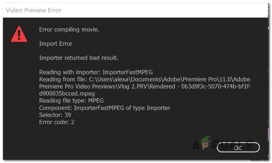 Premiere Proで「ムービーのコンパイルエラー（Error Compiling Movie）」を解決する方法