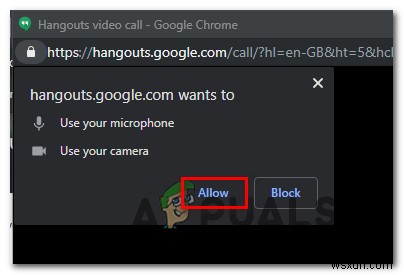 Googleハングアウトでカメラが動作しない問題を解決する方法