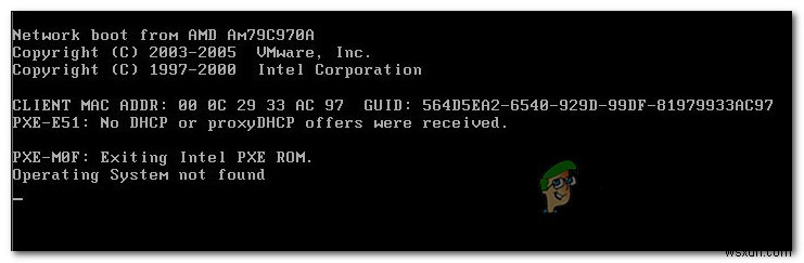 【修正】VMwareで「オペレーティングシステムが見つかりません」エラーが出たときの対処法