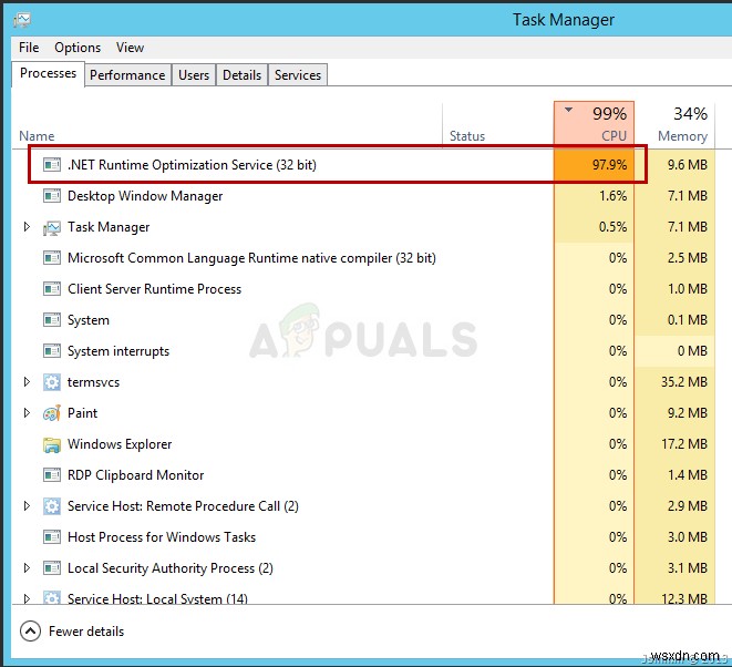 【解決済み】.NETランタイム最適化サービスによるCPU使用率の異常上昇を修正する方法