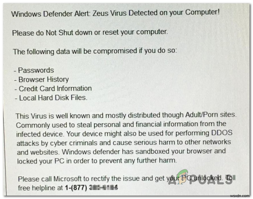 Windows Defender「Zeusウイルスが検出されました」警告への対処法｜偽ポップアップ（テックサポート詐欺）の見分け方と削除手順