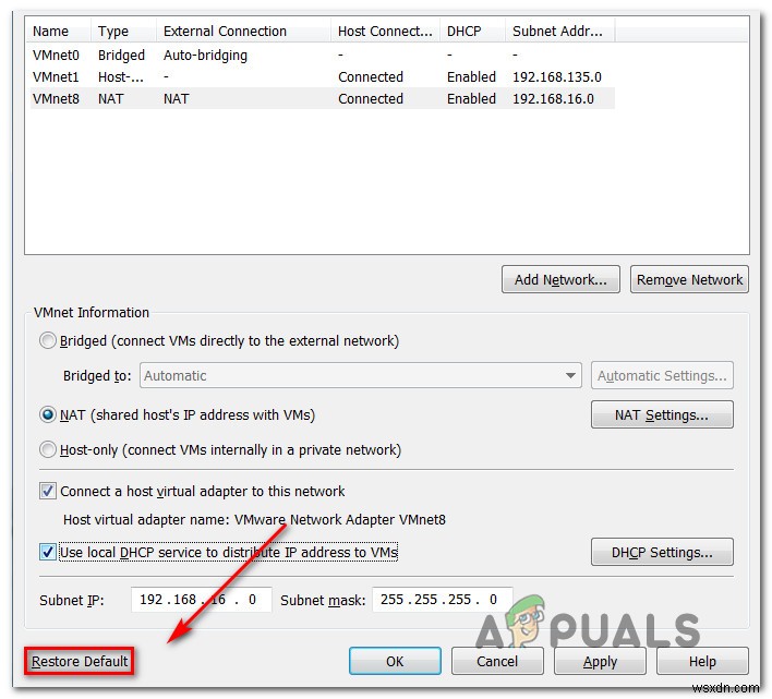VMwareのブリッジネットワークが機能しないときの対処法まとめ