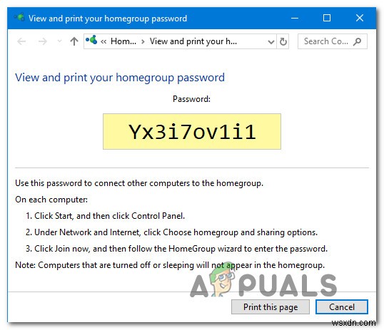 Windows 10でホームグループ(HomeGroup)のパスワードを確認・表示する3つの方法