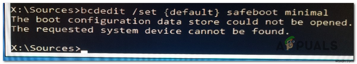bcdeditで「ブート構成データストアを開けませんでした」エラーが出たときの修正方法