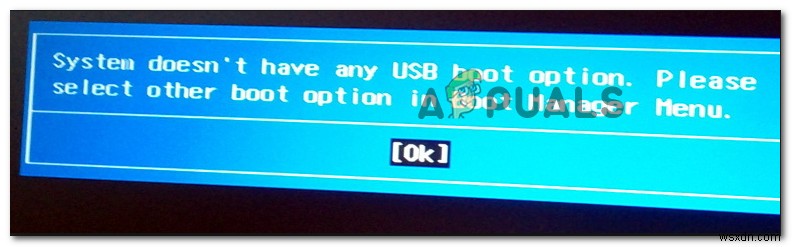 「システムにUSBブートオプションがない」エラーの修正方法【5つの解決策】