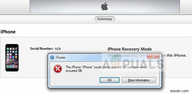 【解決法】iTunesの復元時に発生する「不明なエラー（9）」の直し方