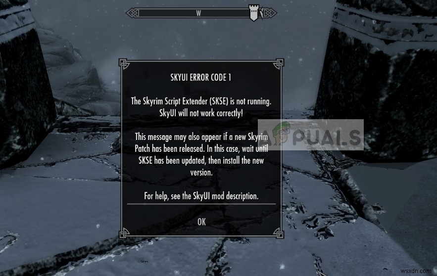 SkyrimのSKYUIエラーコード1を解決する方法