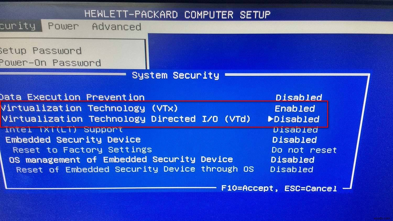 【解決】「VT-x/AMD-Vハードウェアアクセラレーションがシステムで利用できません」エラーの対処法