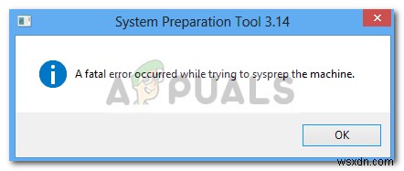 【解決済み】Sysprep実行時の「致命的なエラーが発生しました」を修正する方法