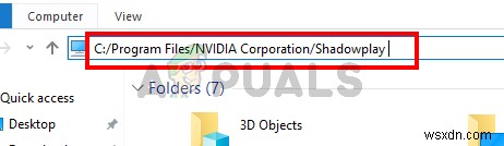 GeForce Experienceで「共有を開くことができません」エラーが発生する原因と対処法