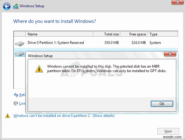 「このディスクにはWindowsをインストールできません」エラーの原因と3つの解決策