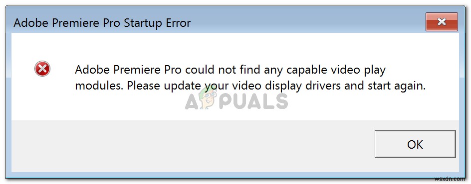 【解決】Adobe Premiere Proで「対応するビデオ再生モジュールが見つかりません」エラーが出るときの対処法5選