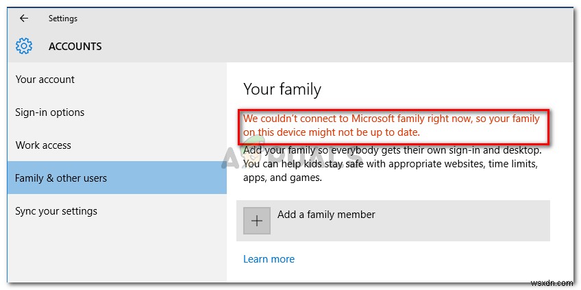 【解決】Windows 10で「Microsoftファミリーに接続できません」エラーが出たときの対処法
