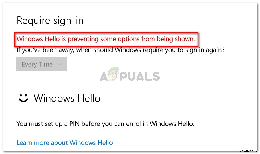 Windows Helloで「一部のオプションが表示されない」エラーを修正する方法