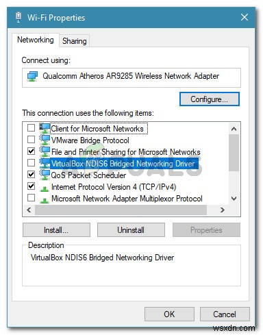 WindowsがIPプロトコルスタックをネットワークアダプターに自動的にバインドできないエラーの対処法