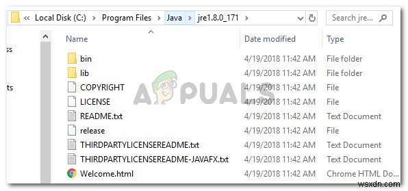 「レジストリが存在しないJavaランタイム環境を参照しています」エラーの解決方法
