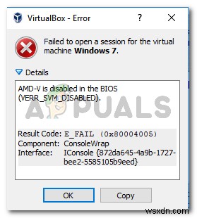 【解決策】AMD-VがBIOSで無効になっているエラー(VERR_SVM_DISABLED)の修正方法