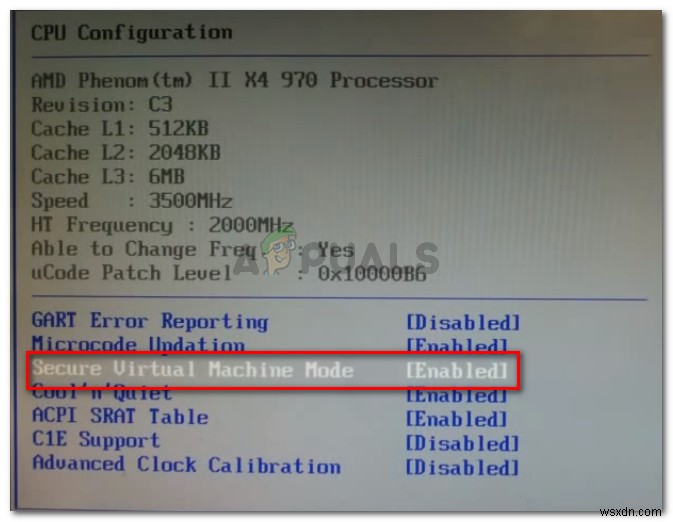 【解決策】AMD-VがBIOSで無効になっているエラー(VERR_SVM_DISABLED)の修正方法