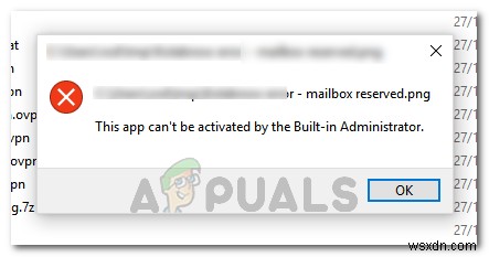 【解決】「このアプリは組み込みのAdministratorでアクティブ化できません」エラーの対処法