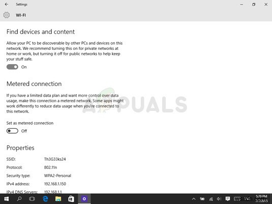 修正:Windowsにはこのデバイスのネットワークプロファイルがありません