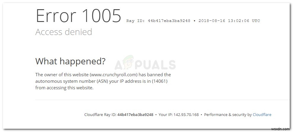 エラー1005「Access Denied(アクセス拒否)」の原因と解決方法