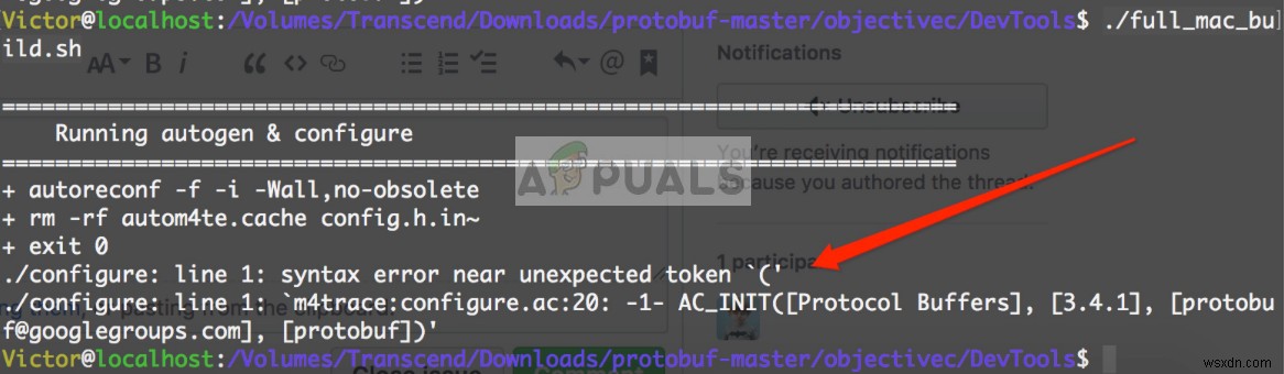 【修正】「syntax error near unexpected token `( 」構文エラーの原因と解決策