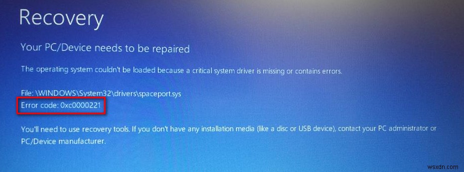 Windows起動時のエラー0xc0000221を解決する方法【原因と対処法を完全解説】