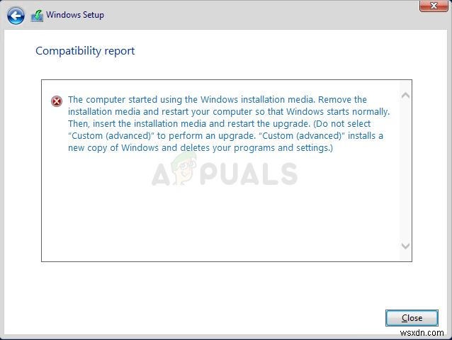 【解決】「コンピューターがWindowsインストールメディアを使用して起動しました」エラーの対処法