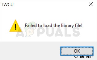 【修正方法】TWCU.EXE がライブラリファイルを読み込めないエラーの対処法
