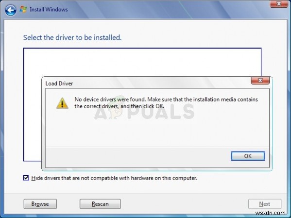 Windowsインストール時の「デバイスドライバーが見つかりません」エラーの対処法5選