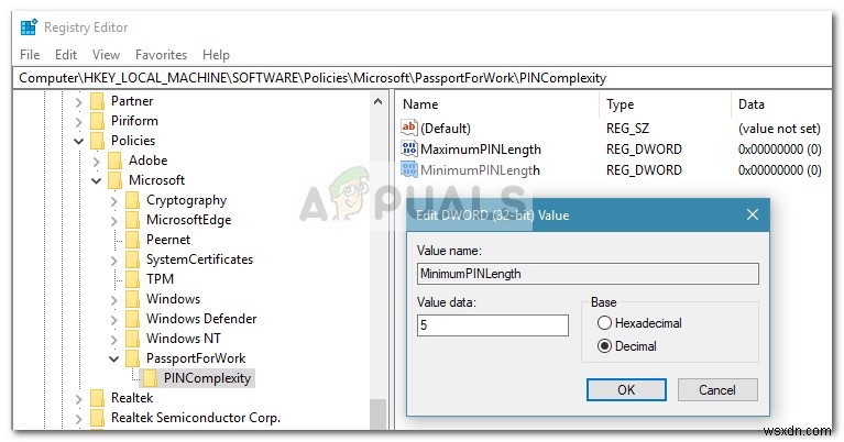 Windows 10でPINの最小・最大桁数を設定する2つの方法